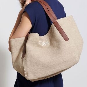 Mark & Graham ITALIAN LINEN TRAVEL TOTE